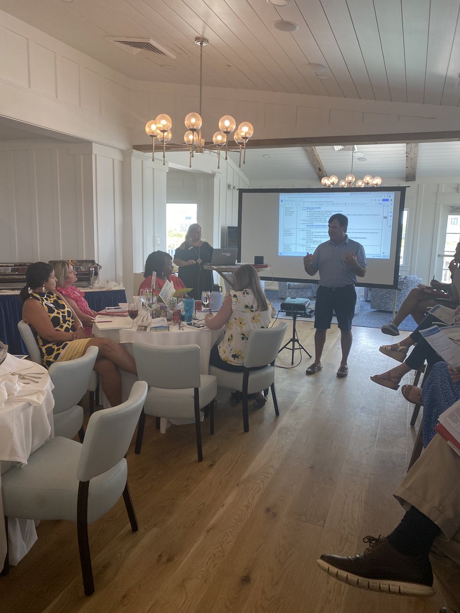 One of my supervising teachers in college told me to surround myself with colleagues that will push me to get better every single day. I hit the jackpot with this group of <a href="/CarteretK12/">Carteret County Public School System</a> administrators! Thank you <a href="/CarteretK12/">Carteret County Public School System</a> leaders for working so hard for ALL kids! #lighttheway