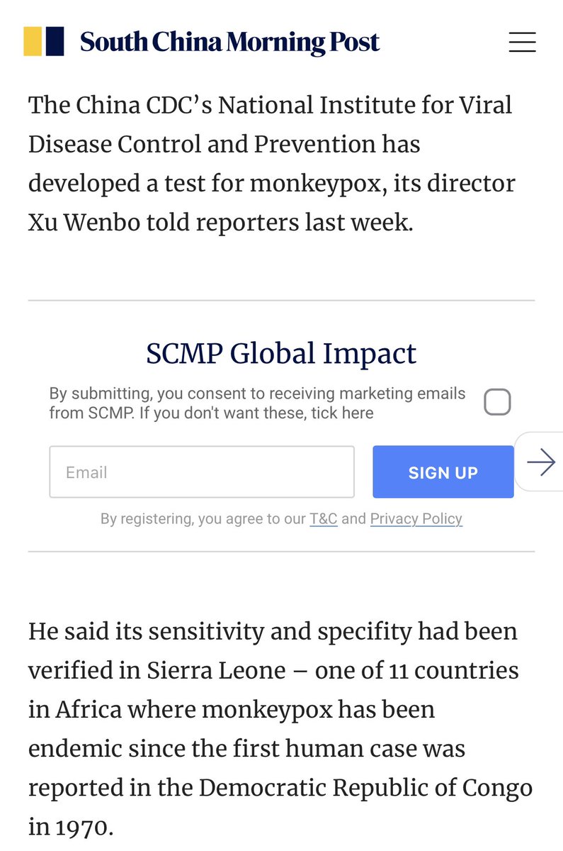 riikka_kevo's tweet photo. @DennisPhilipse @MarcusFitzsimon @RS_Rose_Sauvage @DrEricDing #China🇨🇳 TESTS people entering both for #Covid19 &amp; #Monkeypox🐒 to prevent #Monkeypox from coming to  the country of 1.4 billion habitants. 

They have a #Test for it. #TTIQ

14.7.2022 https://t.co/ULW32XITdP

14.7.2022 https://t.co/VaV7gJJgew

1.7.2022 https://t.co/ntgSsZ6sbl https://t.co/gXmalaICKE