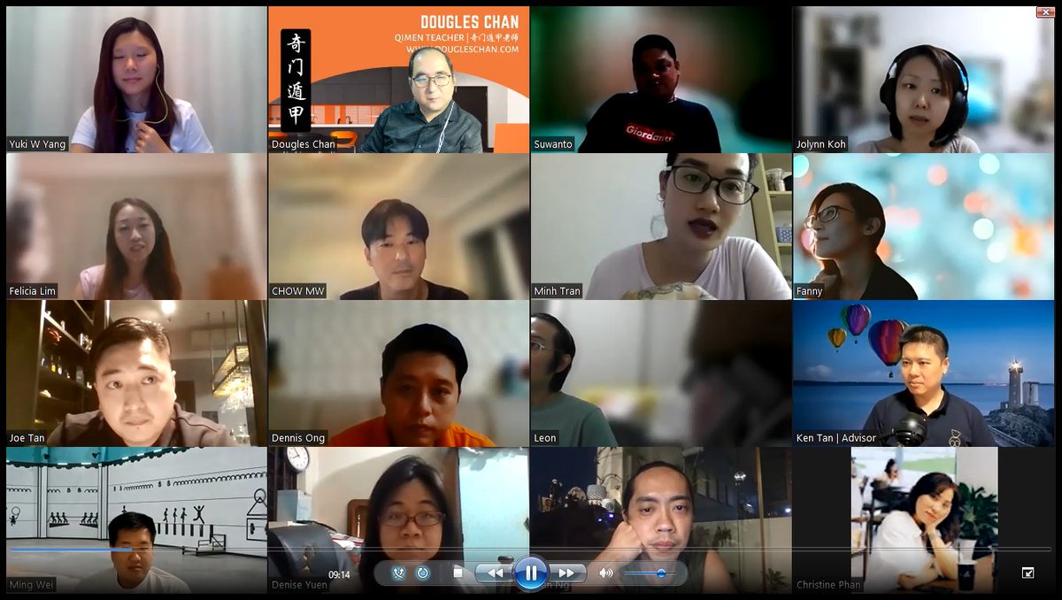 Aug Qimen Batch Started! Very young group of students from Japan, sg, Indonesia, USA and Vietnam