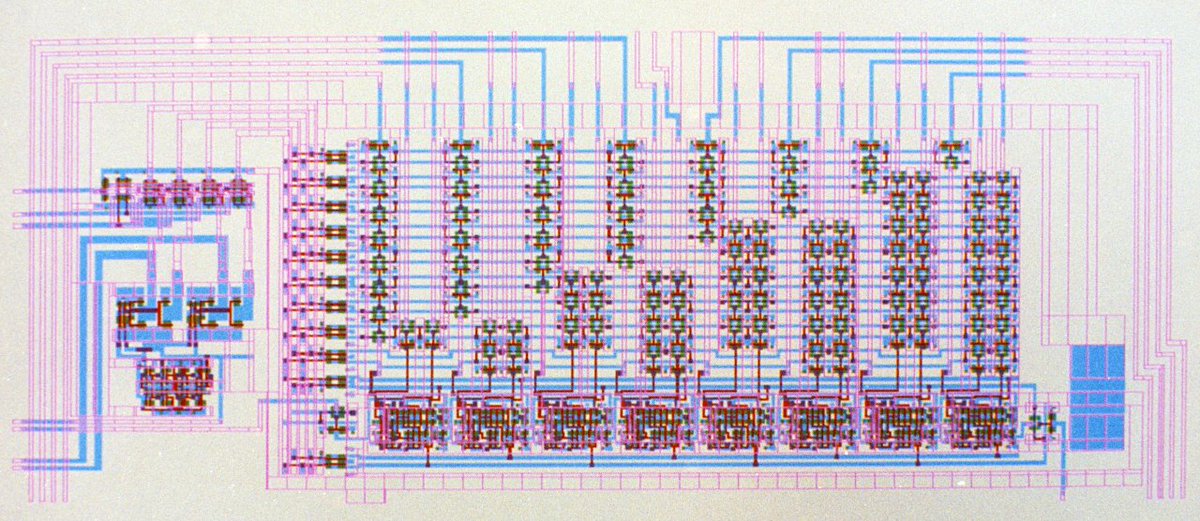 Slartybartfast's tweet photo. Found some old screen captures from my first chip design back in May 1987. See ALT text in the images for details. https://t.co/dT5JqG5XI6