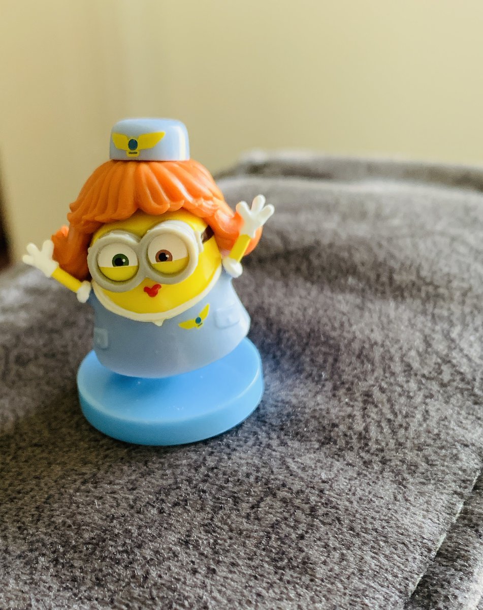 おはようございます！
今日の天気は曇り☁

こないだ買ったチョコのお菓子の中から
ミニオンが出てきました～🍌
可愛い～🥰
どこに飾ろうか悩みます～😄

今日も1日頑張りましょう💪

#企業公式が毎朝地元の天気を言い合う  
#企業公式夏のフォロー祭り
#企業公式相互フォロー祭り