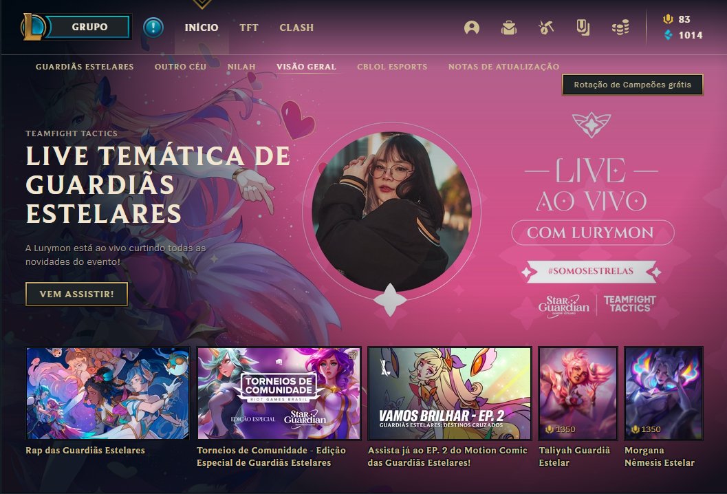 Lurymon_'s tweet image. mãe eu to no client do @LoLegendsBR #SomosEstrelas