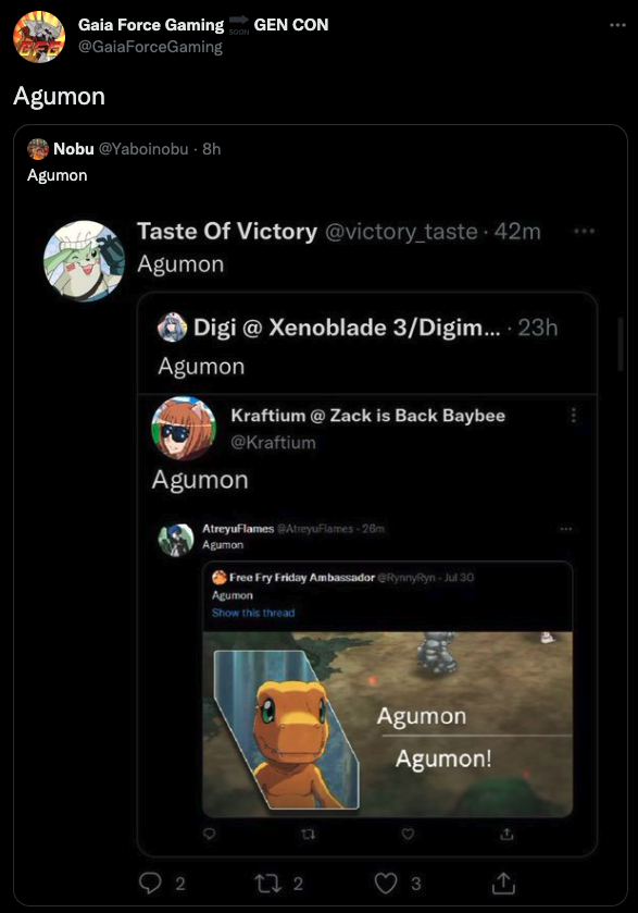 TeamIceWall's tweet photo. Agumon https://t.co/ydZDyjIB4O