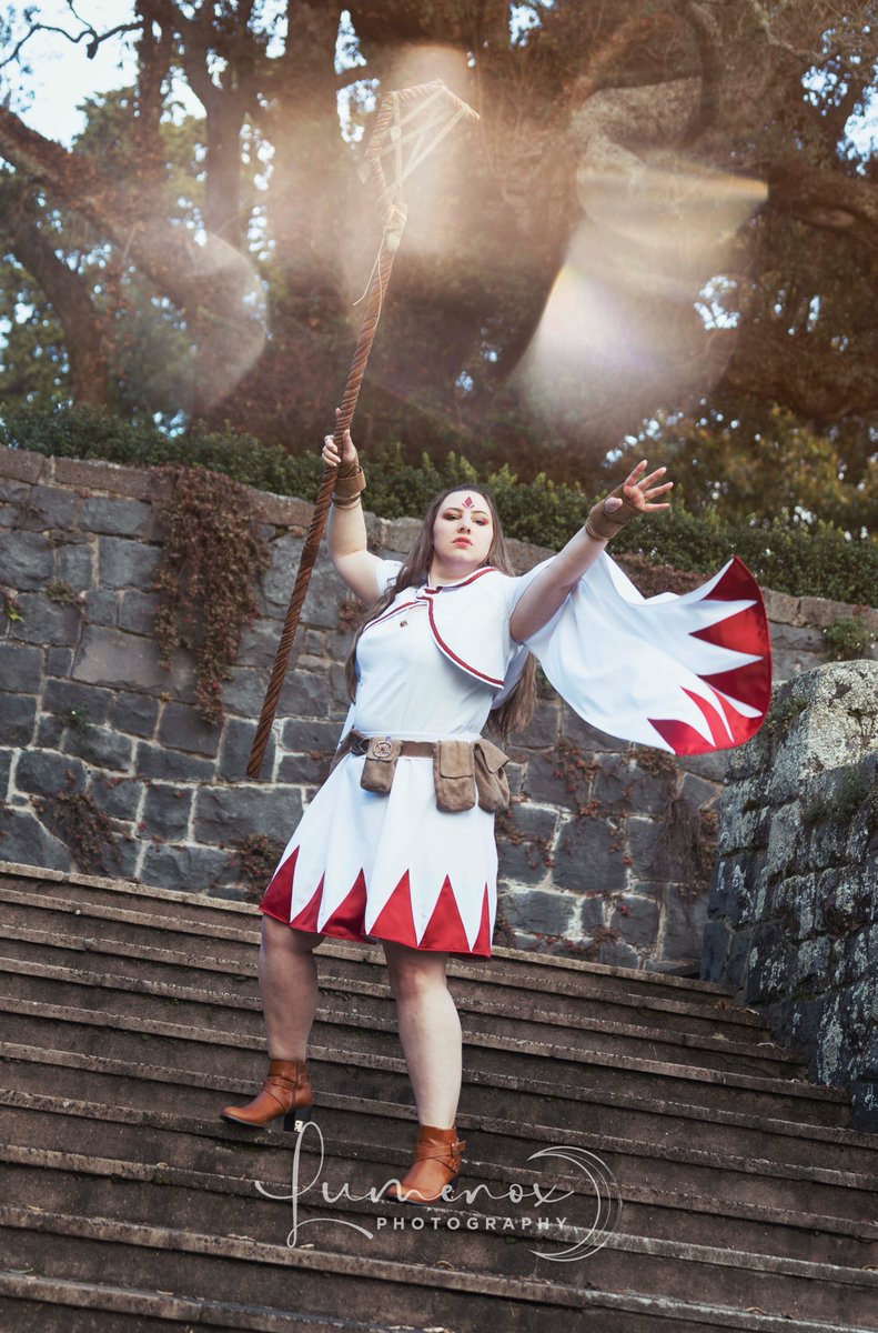 White Mage from Final Fantasy at Cornwall Park 2022 - photos by Lumenox Photography