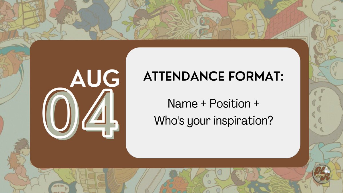 ㅤ
️
       ʚ KAPE ATTENDANCE.⠀ ☕ ɞ

        The attendance will only be
         valid until 1O:OO pm only.

️