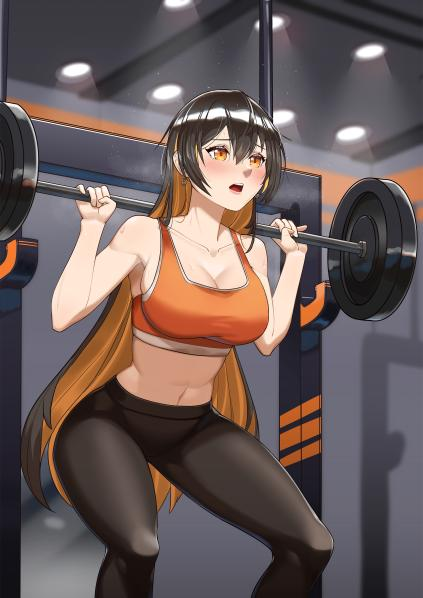 FitWaifus's tweet photo. #kansla #monerochan #monero #gym #workout https://t.co/FrosDzjyM0