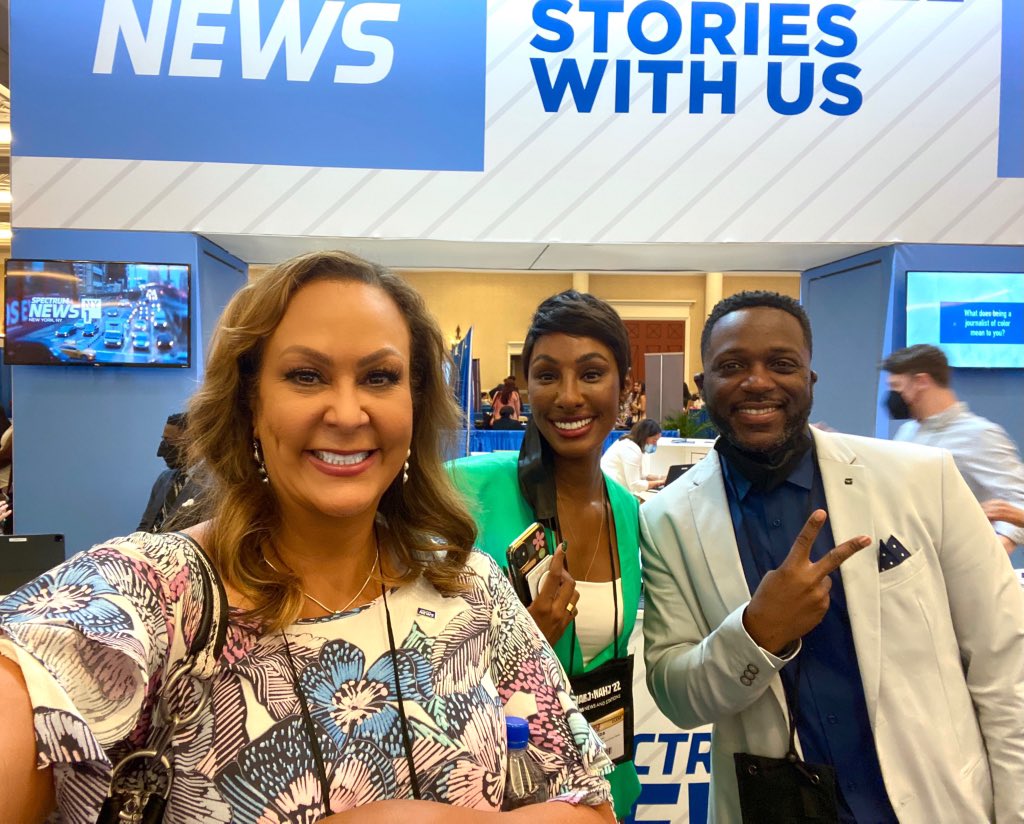 Kdubblive's tweet photo. The squad is here! @SpecNews1SoCal is well represented at #NABJNAHJ22 
If you’re looking for a new opportunity and want to work at an awesome place, come see us! @SpecNewsCareers
@sgomezSN https://t.co/rkptJ5qlg5