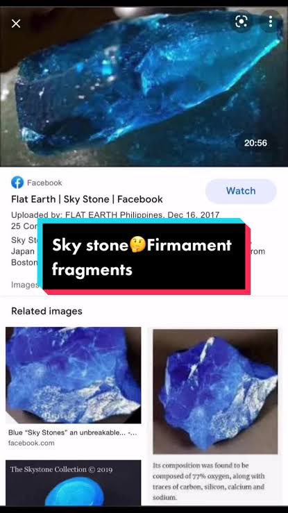 ChristianExodu1's tweet photo. The Sky Sapphire Stone aka the Firmament Stone. Fell from the dome above, another wonders of the world. Flat Earth. #FlatEarth #FlatEarthCoin #FlatEarthDay #Russianvids @Russianvids @OrdinaryGamers @DonaldJTrumpJr check out my flat earth videos on YouTube! https://t.co/T04mCCygeg https://t.co/E82kdsAkiL