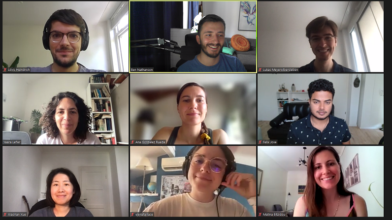 xue_xiaohan's tweet photo. It's a wrap-up, both for my conference ''marathon'' and the journey with @neuromatch.
Thank you all in pod Lahoh, especially our amazing TA @BenOrli, Rei Masuda, and our project mentor @opherdonchin!🧡 
I have one suggestion to NMA: it is great, please continue.😊 https://t.co/9C4nSVYZFC