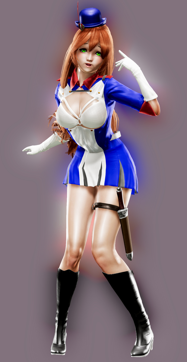 s97_hposting's tweet photo. Lorraine [B1 ter] #鋼鉄のワルツ #3DCG #HoneySelect2 #女の子 #魅惑の谷間 #着衣巨乳 #美脚 #セクシーポーズ https://t.co/TkTn9ph3Xd https://t.co/amok8FGSo5