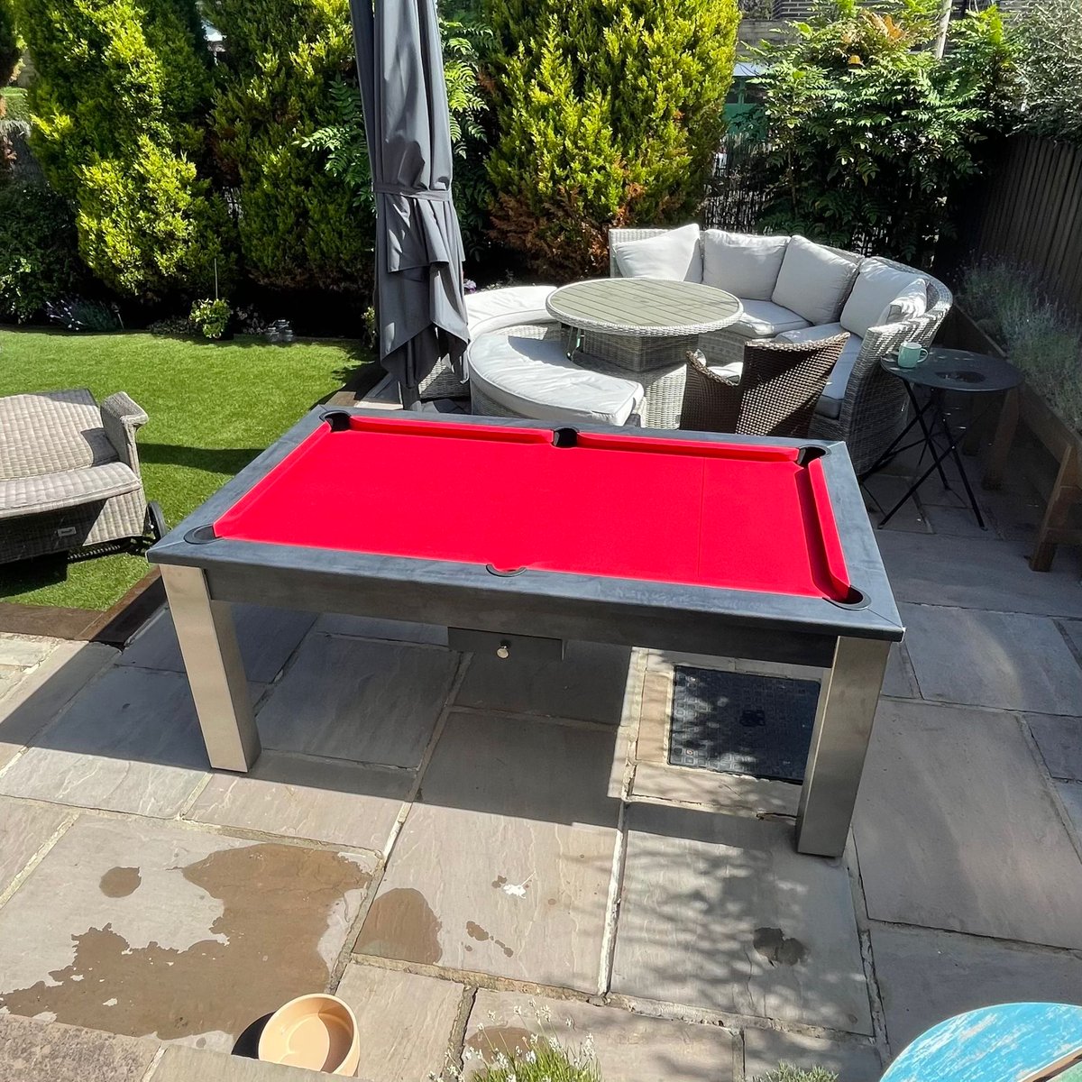 FunkyMunkyPool's tweet image. Taking pool outdoors..plays better than any table in a pub..club or competition..