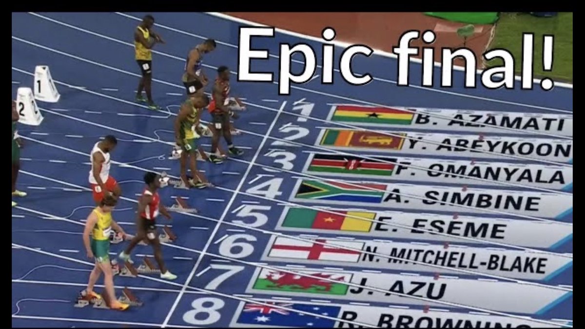 MatthiasBuehler's tweet photo. Epic Final over 100m II The 2022 Commonwealth Games in Birmingham Great Britain
https://t.co/zRFXi1y4W1 https://t.co/Yrna7jrawc