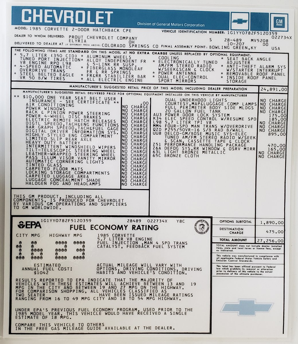 corvette_com's tweet photo. Check out my window sticker for my 1985 Corvette courtesy of https://t.co/zyVO73hfLk.
#corvette #corvettestingray  #corvettelifestyle #corvettesofinstagram #corvettes #corvetteclub #chevroletcorvette #corvettezr1 #corvettenation #chevycorvette #corvettec4 #c4corvette https://t.co/aReWJ1WOnV