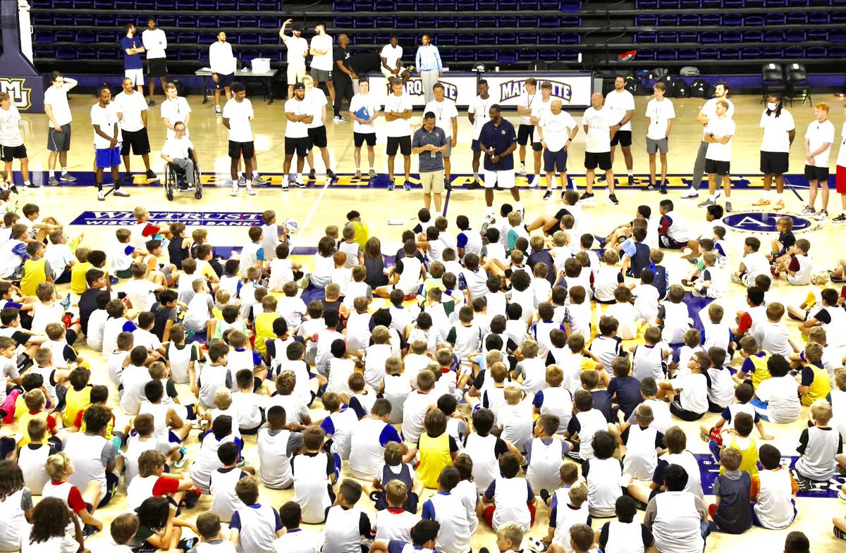 Thanks again to Coach Smart and the entire MU 🏀 staff. 💯💙