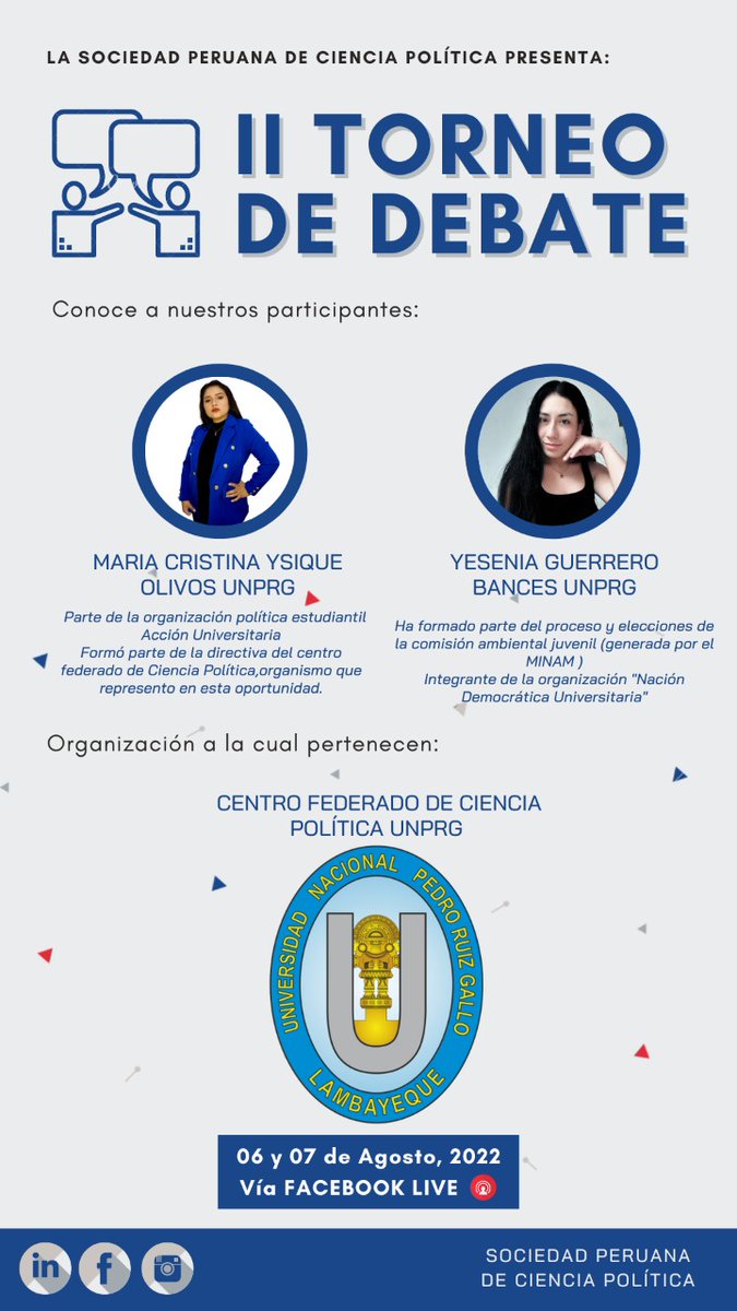 SociedadPCP's tweet photo. Representantes del Centro Federado de Ciencia Política UNPRG. https://t.co/xhreENTQ09