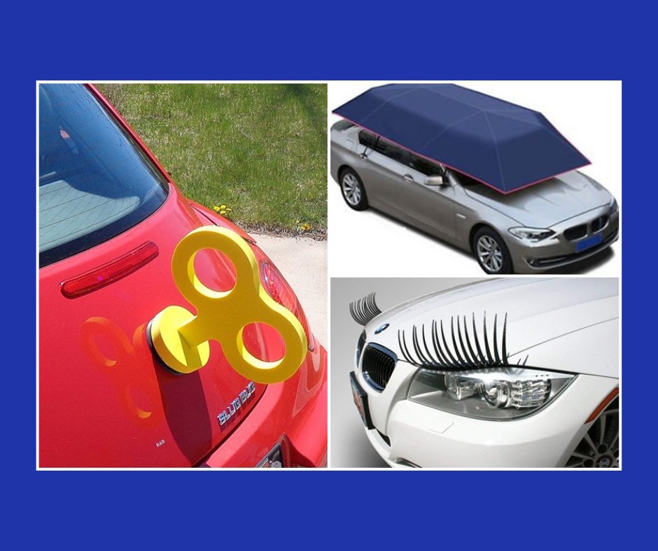 Poll time: who enjoys these kinds of fun accessories for their vehicles? They make us chuckle - anyone else?! #funnycars #enjoythelittlethings
#laughtime