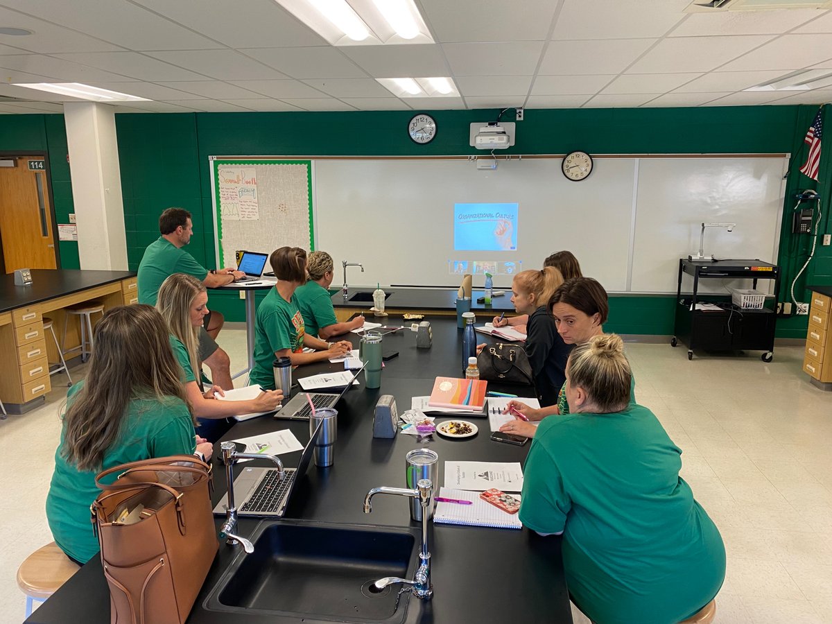 Our Building Leadership Team (BLT) spent the day learning and growing together (and check out our shirts).