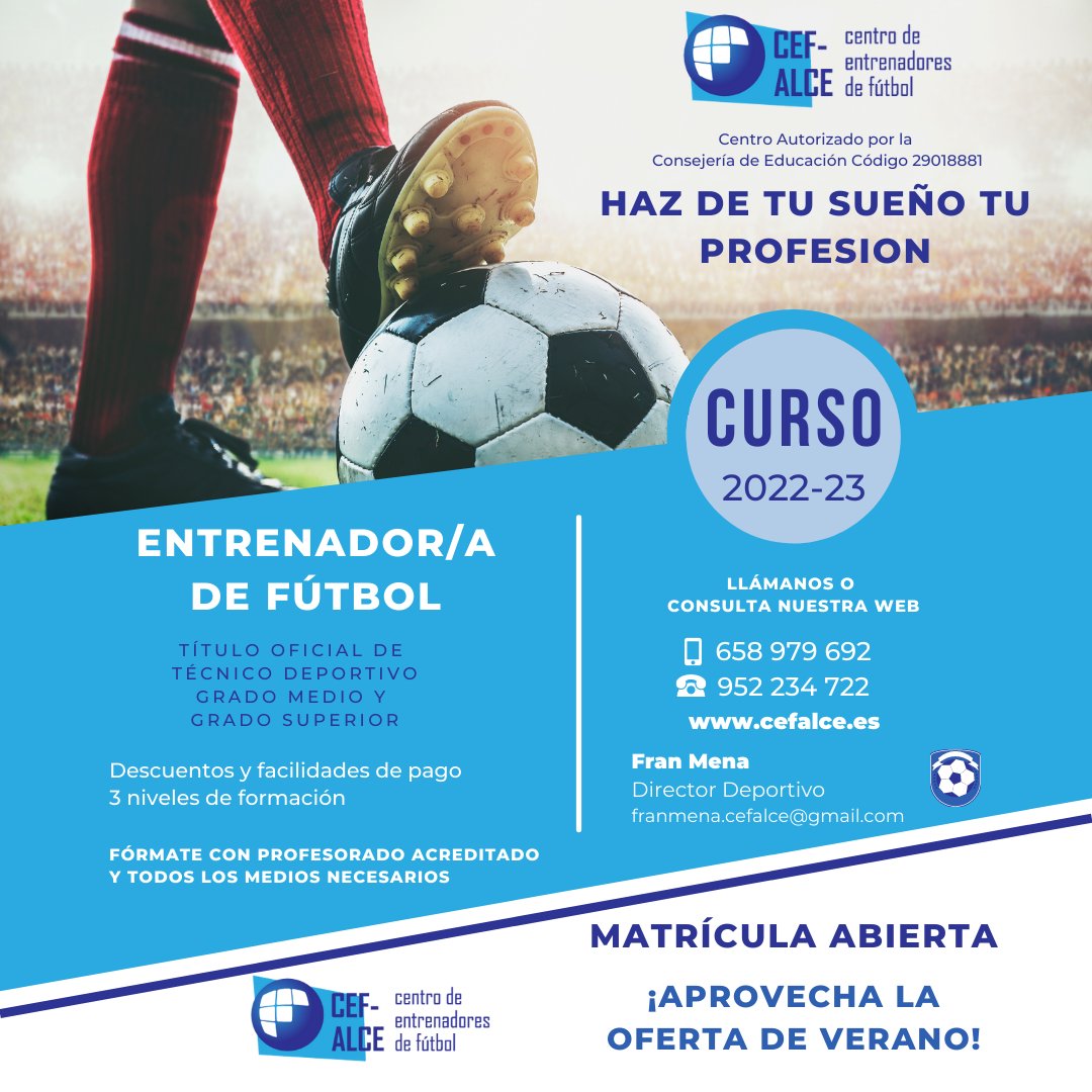 Curso oficial de entrenador de fútbol - Grado Medio - Nivel I