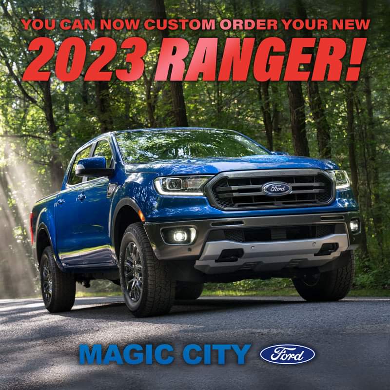 MagicCityFord's tweet photo. People are loving the thought of getting a truck exactly the way they want.  Now is the time to order your 2023 Ford Ranger. Call us to start the process now! 540-345-0911 https://t.co/82hJs7jXo1
