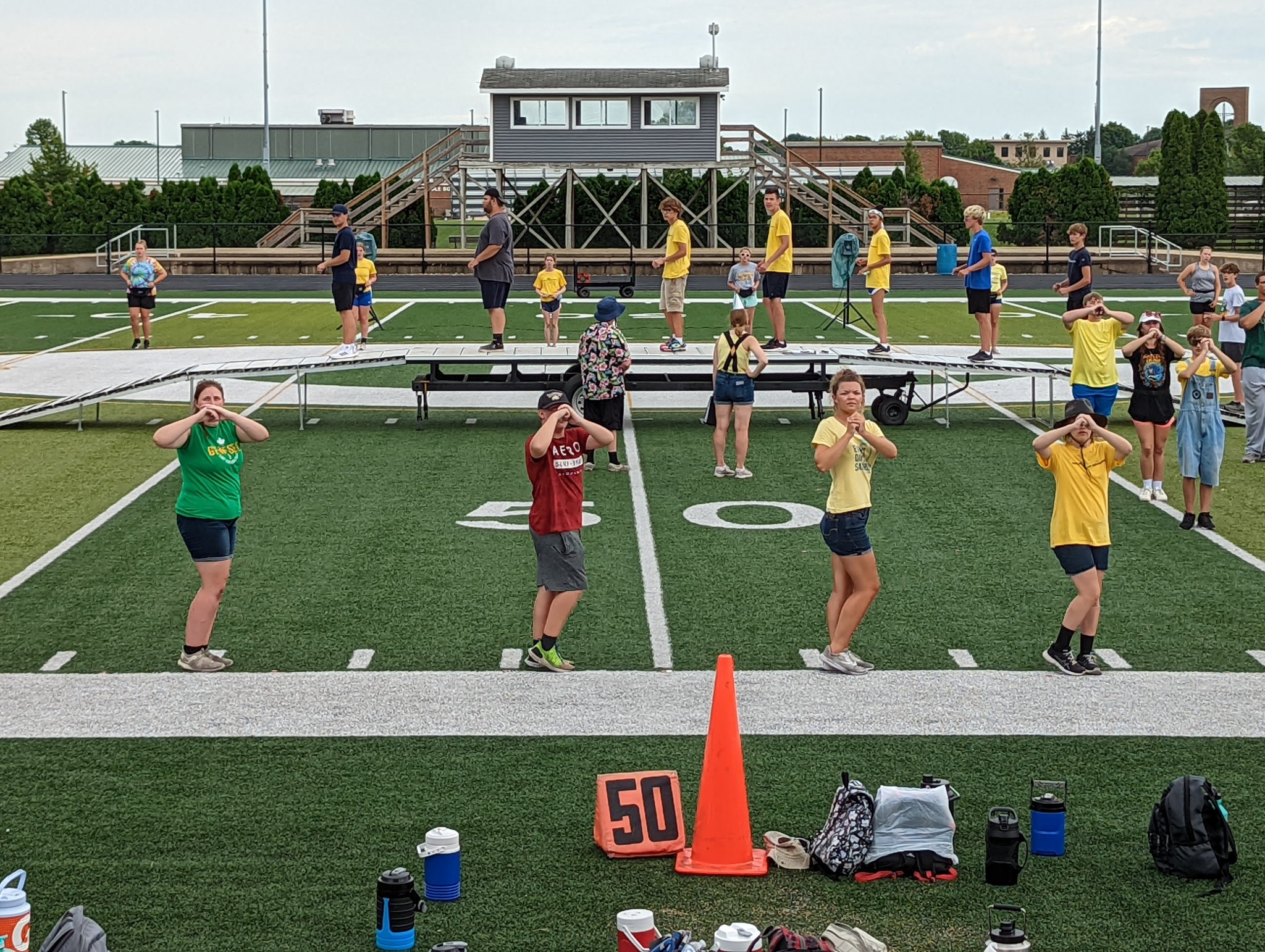 Tom Ryerson on Twitter "Geneseo High School Marching Band is having