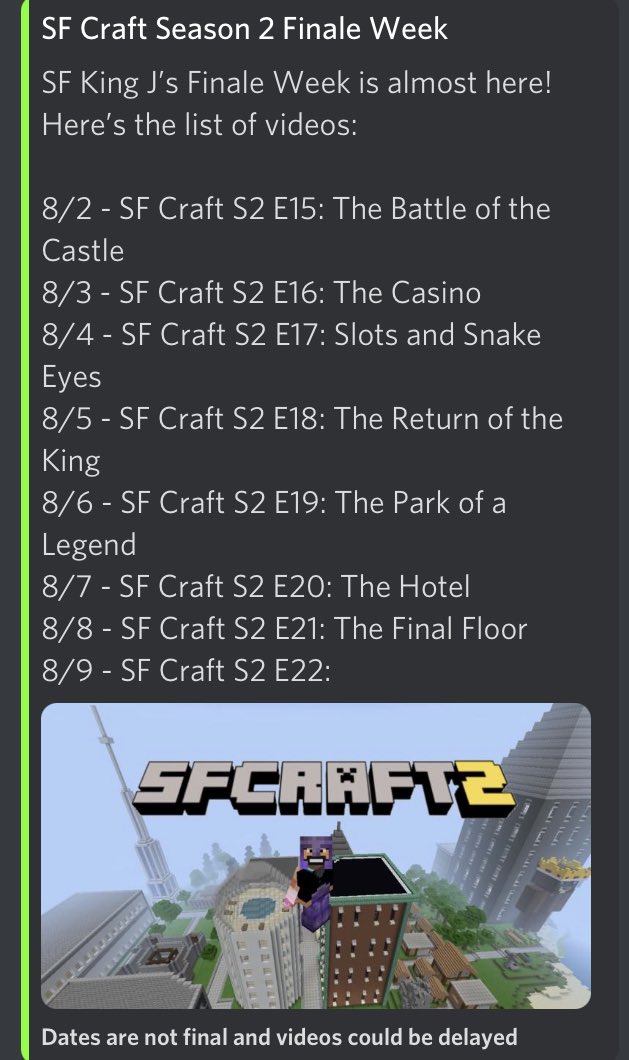 SFeSports_'s tweet photo. SF Craft Season 2 Finale Week is here!
#SFCraft https://t.co/hRoWUYago1