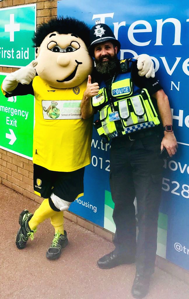 A new Season sees a new <a href="/StaffsPolice/">Staffordshire Police</a> Officer take on the Role of Dedicated Football Officer (DFO) for <a href="/burtonalbionfc/">Burton Albion FC</a>

#Brewers fans PC Rich Lymer is the new DFO and you'll see a lot more of him on matchdays, around the club, at supporters clubs and working with <a href="/BurtonAlbionCT/">Burton Albion Community Trust</a>