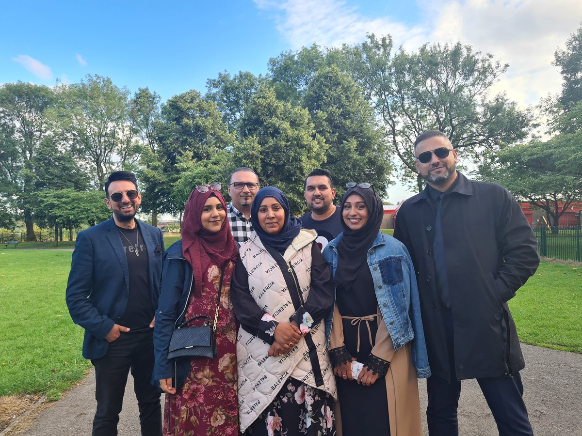 BameProject's tweet photo. On site meeting with #TeamBuryMela
Plans are going well to deliver the first diverse community #burymela at Openshaw Park Bury.
Theres still time to book your stall &amp; sponsor the event.
#communitydayout #funfair https://t.co/WAX16BQAeQ
