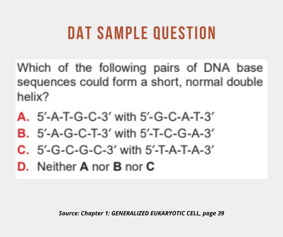 DATprep_com's tweet image. DAT Sample Question - DAT Biology.
#DATprep #predental