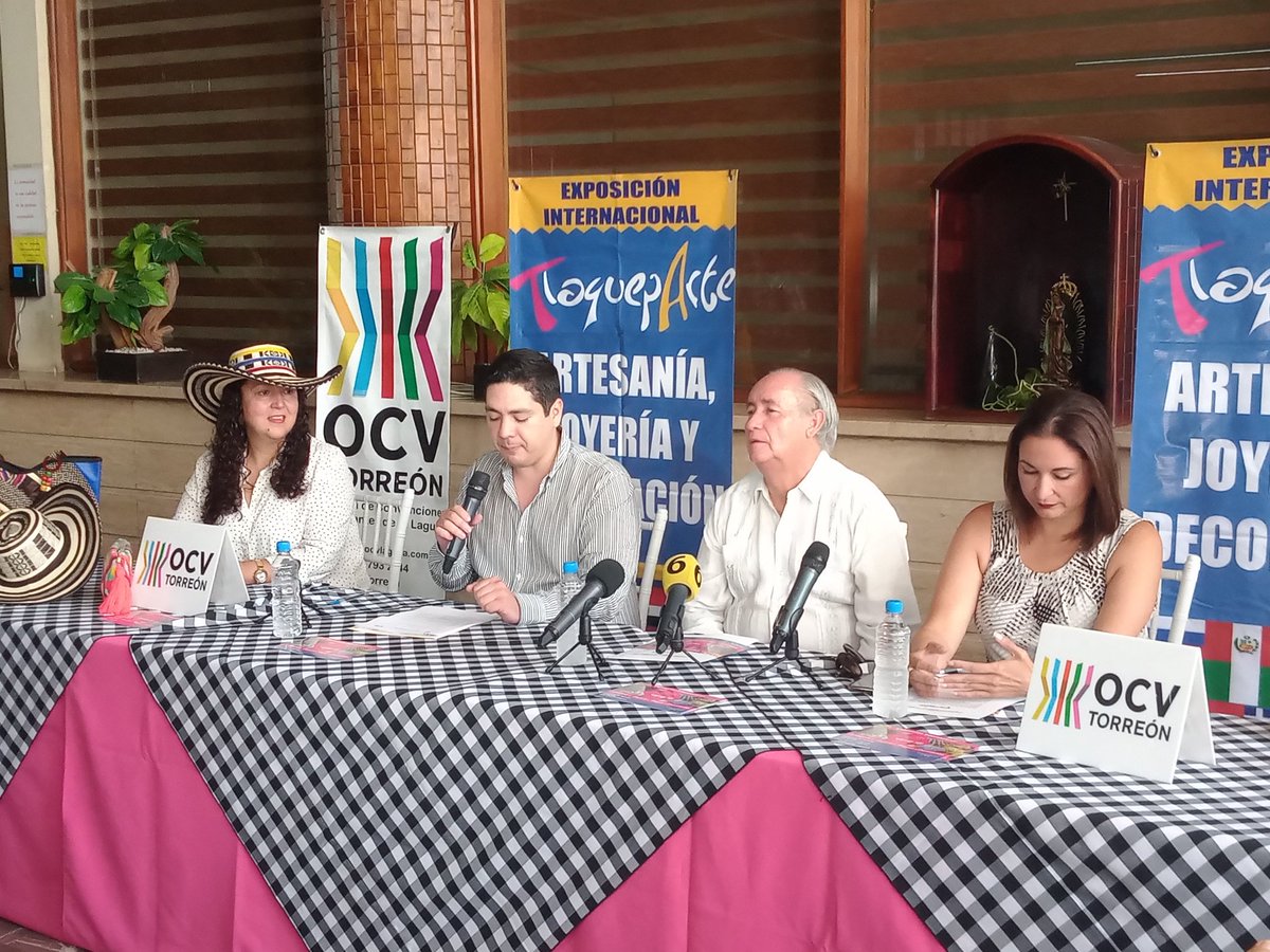 .<a href="/OCVTorreon/">OCV Torreón</a> llega la tradicional exposición internacional #tlaqueparte a la región este fin de semana, en la expo Center #torreon <a href="/luciaazucena/">Azucena Ramos</a>