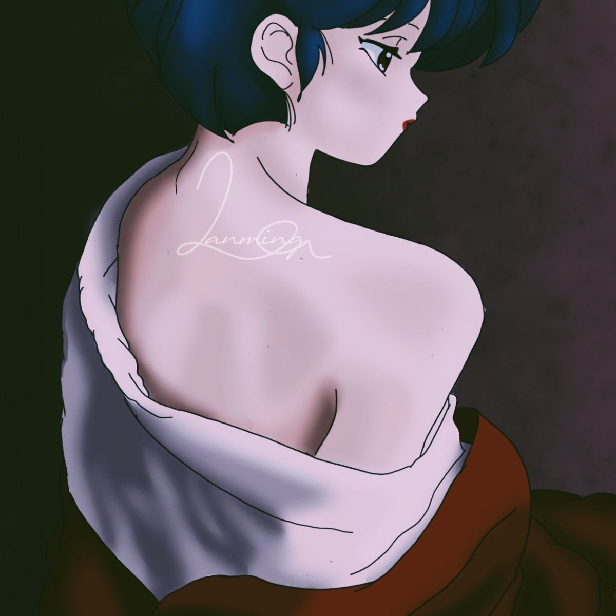 lanming_artist's tweet photo. Akane Tendo in melancholy 🍃 #phototeaser #fanfic #draw #lanmingart #jiyuufics #ranma #akane #drama #romance #乱あ #天道あかね #らんま #ranma #akanetendo #fanart #artwork #ranmasaotome #historical https://t.co/ft7EMuhaRE