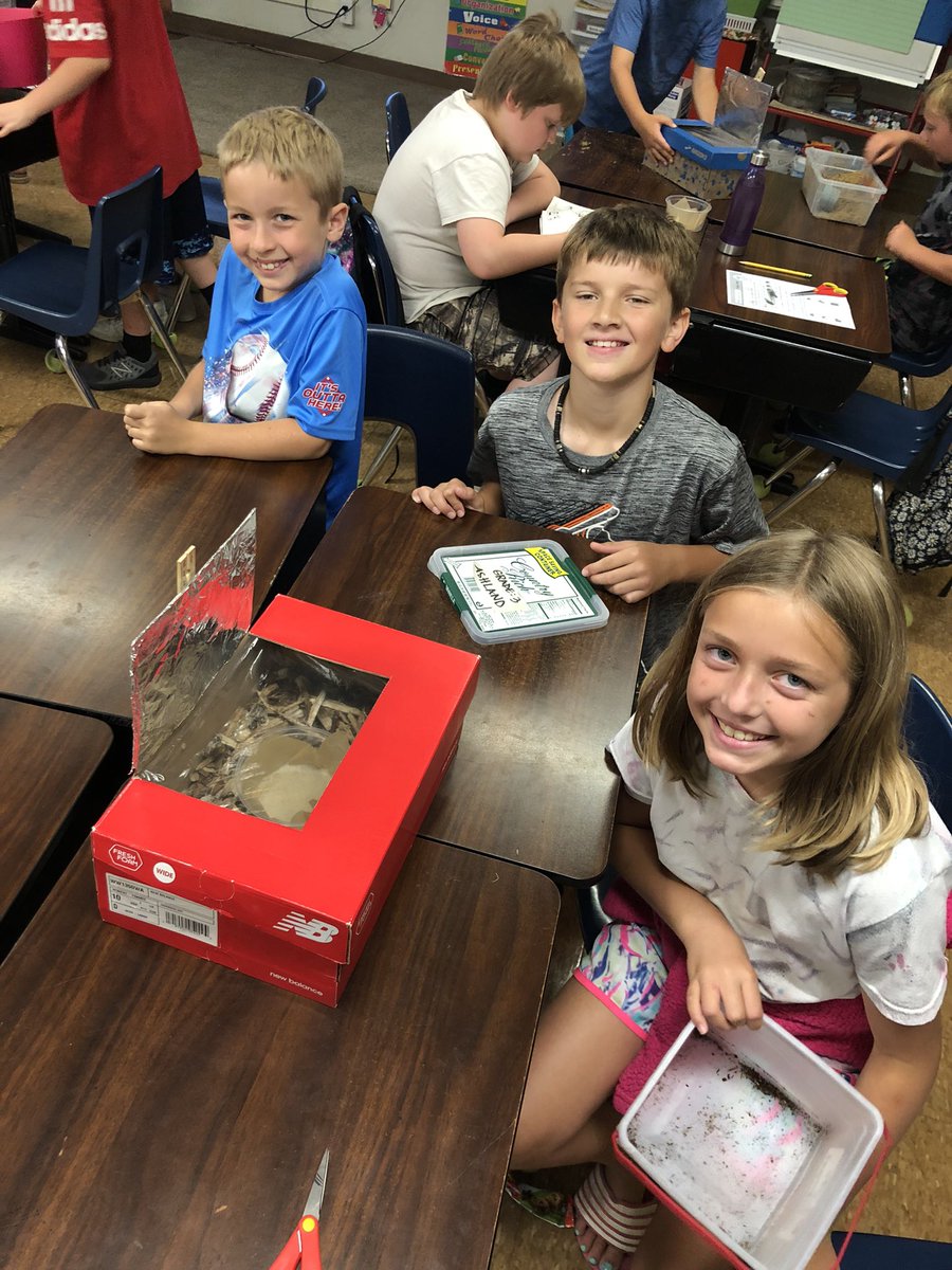 Can’t wait to check our predictions of what material is the best insulator for our Solar Oven Experiment? #science #Engineering #summerjumpstart <a href="/kwpublicschools/">K-W Public Schools</a>