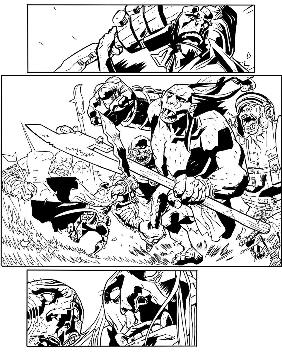 SethWolfshorndl's tweet photo. Digital inking practice over pencils from the superb @duncan_fegredo . I love his take on Hellboy and company…
#digitalinking #digitalinkingpractice #procreateinking #hellboy #hellboycomics https://t.co/Xfq3M0J5Xt