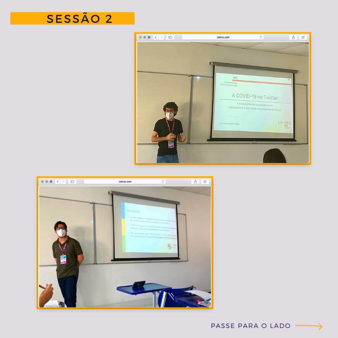 brasnam_csbc's tweet photo. Veja o que rolou na tarde do primeiro dia do BraSNAM 2022!!!

A programação continuará amanhã com a sessão técnica 3 e posteriormente a sessão shorts.

#brasnam2022 #csbc #computação #socialmedia #Datascience #datamining #analisederedessociais https://t.co/761cwLB4b9