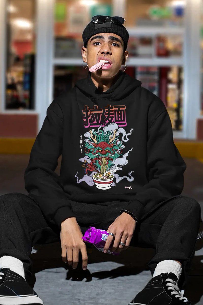 PenguinArcane's tweet photo. There's no better diet than ramen diet 🍜🐉. Ramen Dragon's hoodies dropping now. Available at https://t.co/Rn4lNZPEaw https://t.co/a9xEEiCwyk