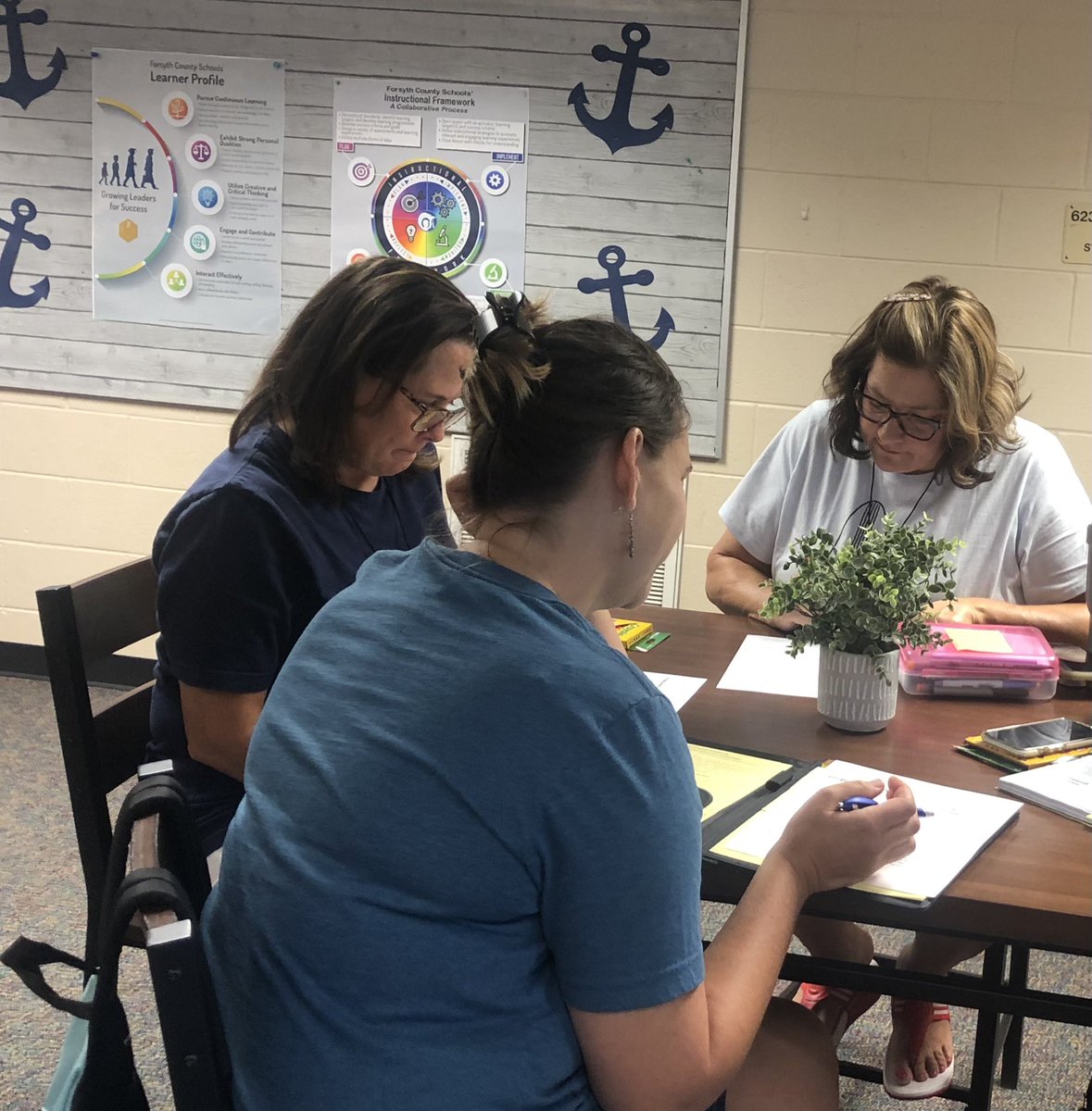 Ts <a href="/MattElementary/">Matt Elementary</a> were definitely engaged as we kicked off this year’s professional learning!  #fcspln