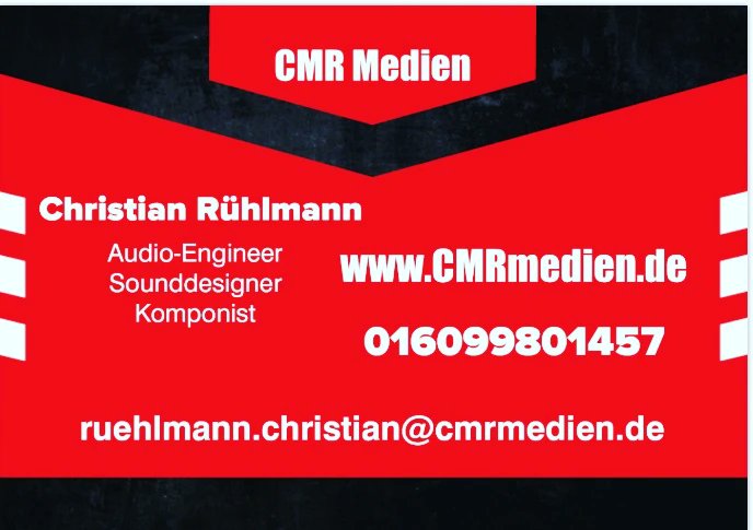 Hol dir jetzt dein Angebot

#tontechnik #sounddesign #filmmusik #music #soundproduktion #filmton #mixengineer