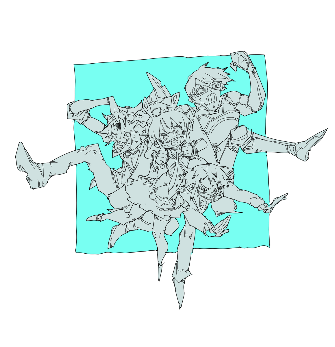 「」|ちぐ齒莖ダサわやかのイラスト