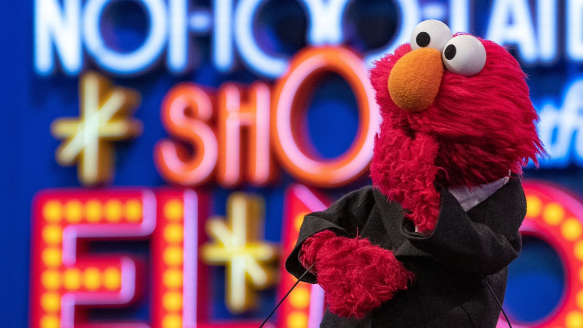 elmo's tweet photo. To nap, or not to nap, that is Elmo's question. #NotTooLateShow https://t.co/KwhshnlNfc
