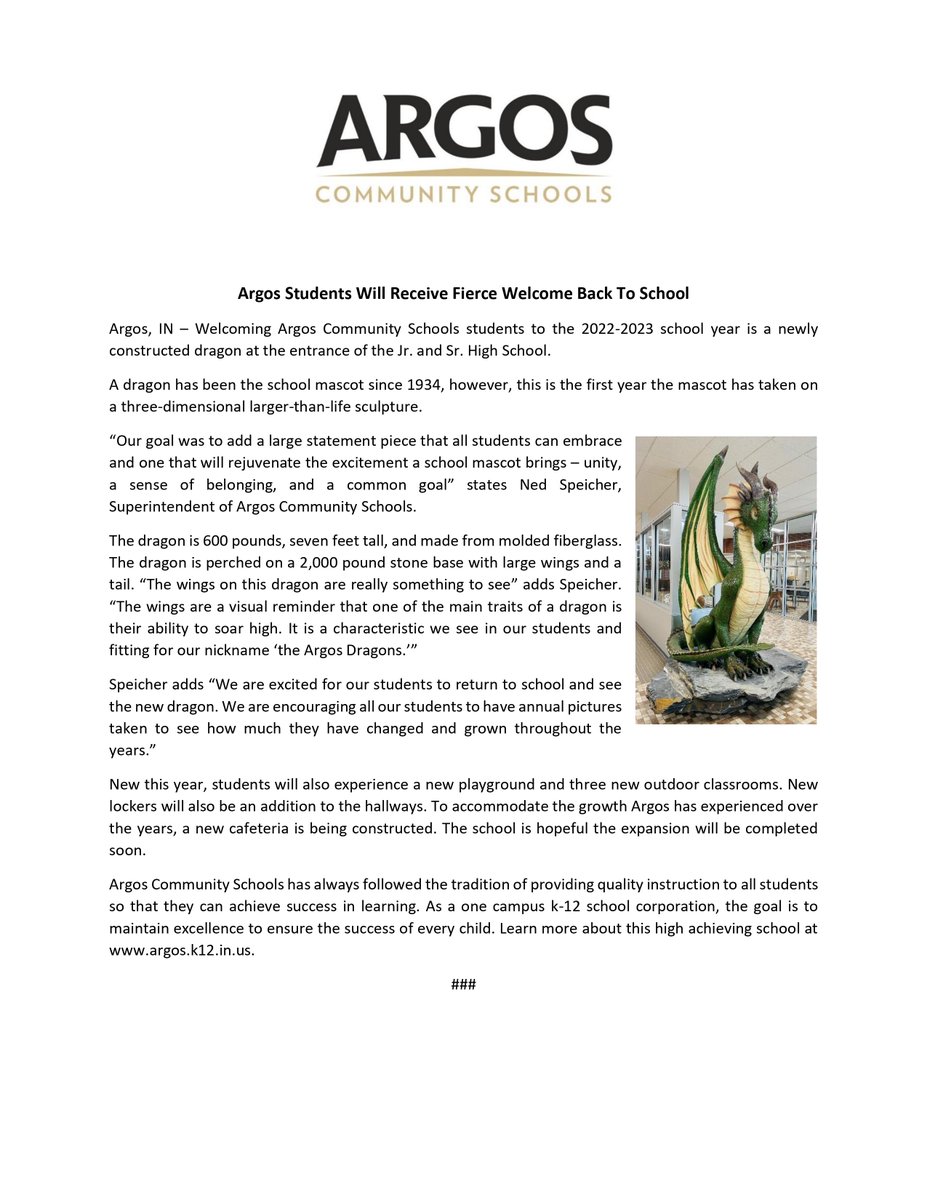 Argos Schools tweet media