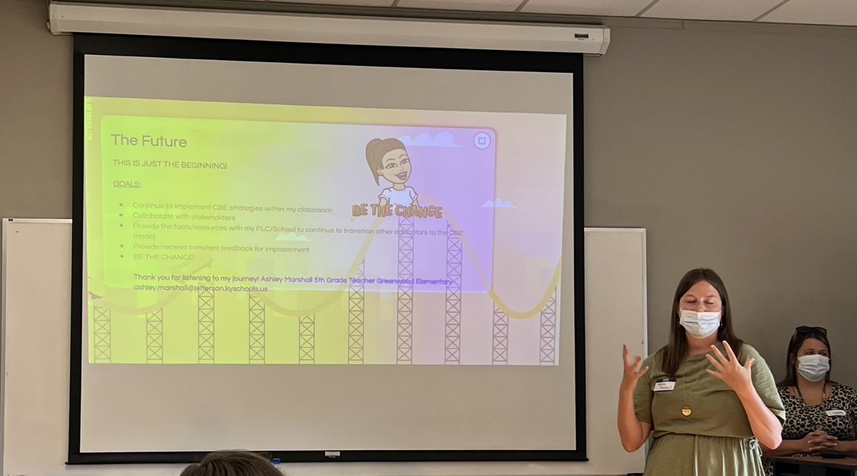 Ashley Marshall sharing her Competency-Based Education journey. Look out, <a href="/GreenwoodElemen/">Greenwood Elementary</a>    <a href="/2Revolutions/">2Revolutions</a> @JCPSDL