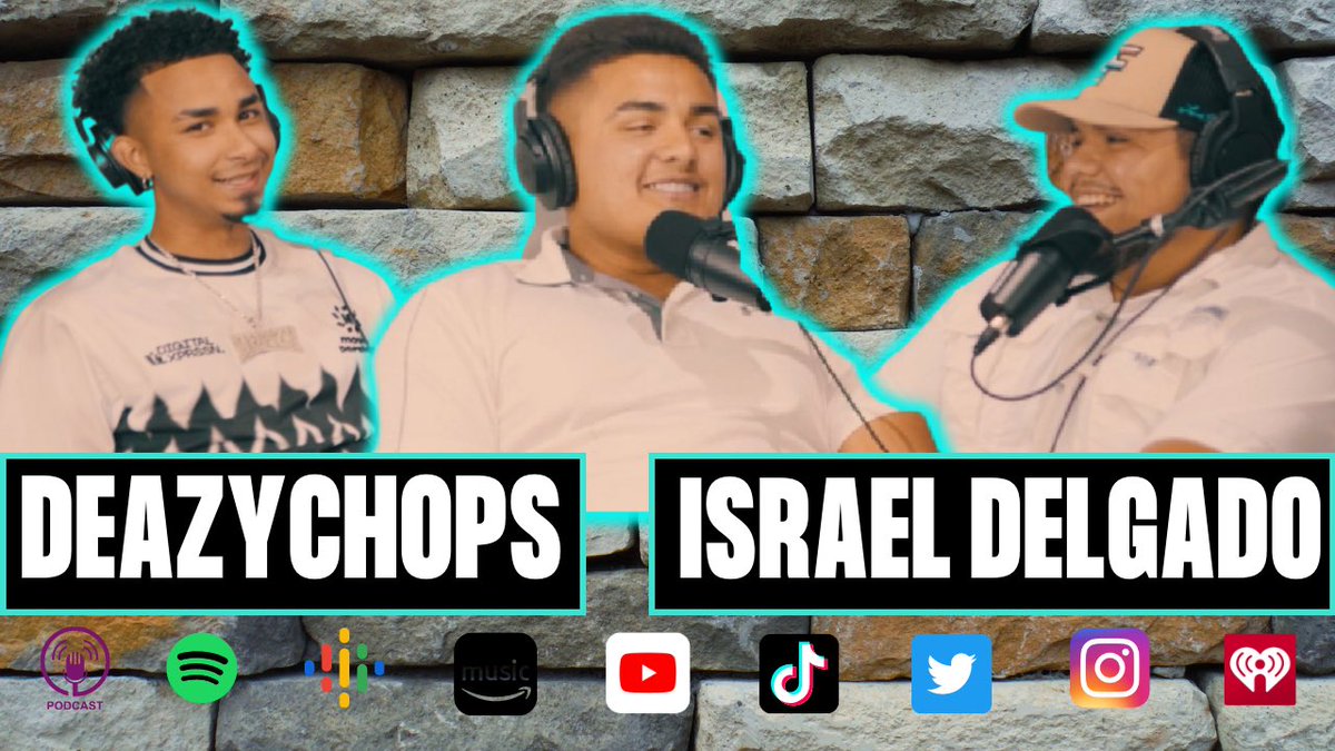 GoHardPodcast's tweet photo. EP.17. Full video on YouTube ISRAEL DELGADO &amp; DEAZYCHOPZ - GO HARD PODCAST 
https://t.co/cJwWMMIJq0 https://t.co/acyxCserad
