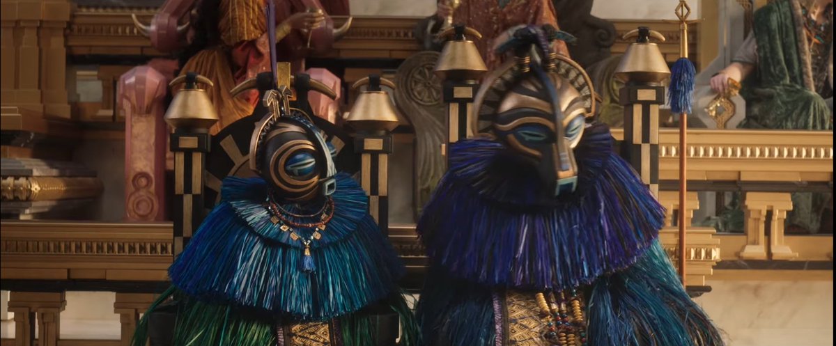 MaximilanMarvel's tweet photo. Cool featurette showing how #ThorLoveAndThunder VFX Supervisor Jake Morrison brought #Toothgrinder & #Toothgnasher to life!
Featuring some of our best looks yet at Chayla Korewha as the Māori Princess, Simon Russell Beale as Dionysus & what I believe are the Jabari Gorilla Gods! https://t.co/5PUBHiwf4p