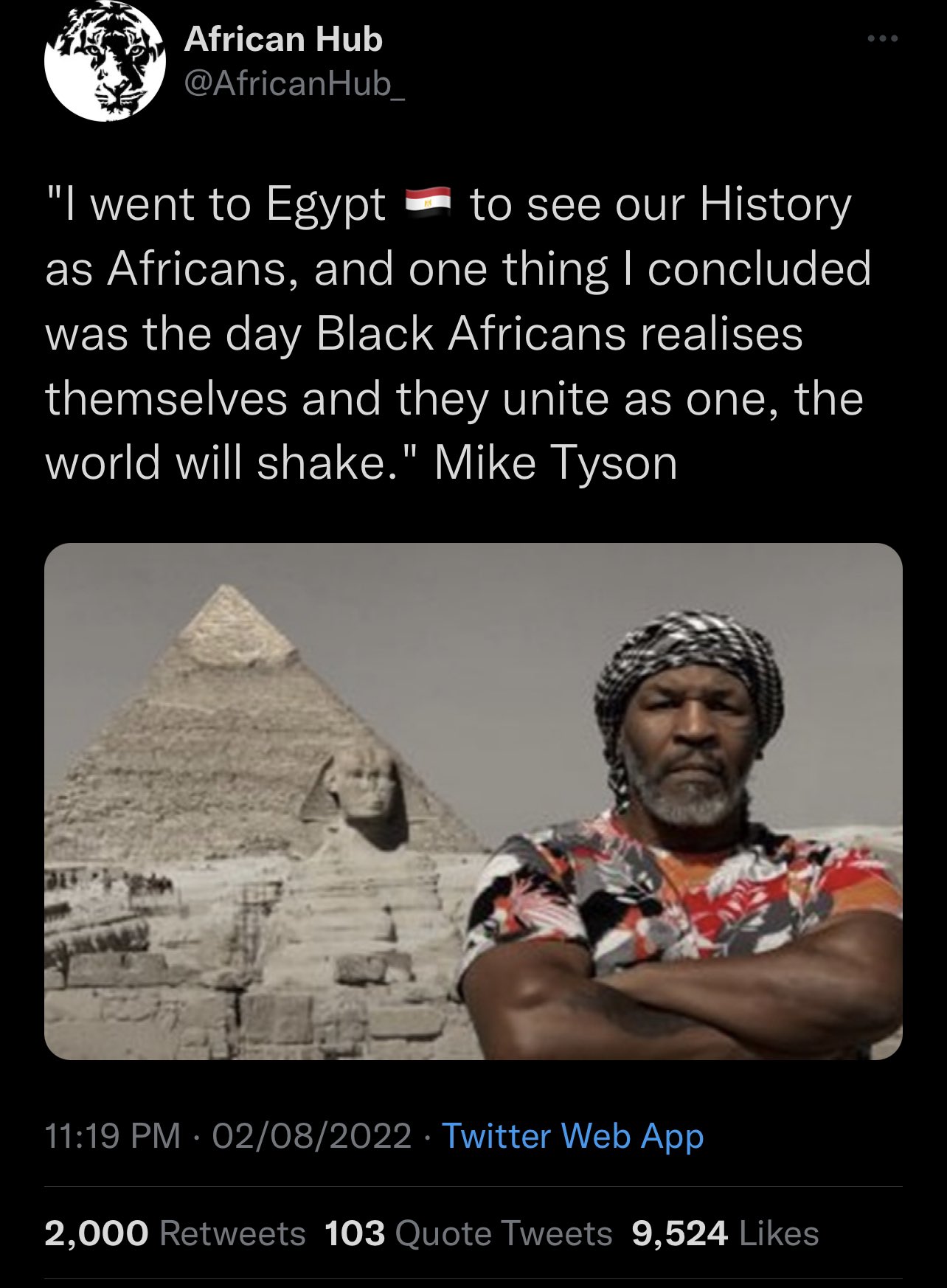 afrocentrists posting their Ls online on Twitter "https//t.co/gGSKBby1tF" / Twitter