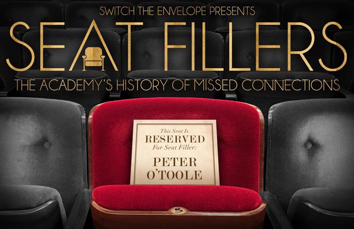 switchenvelope's tweet photo. #ComingSoon
Our second newest StE Presents series:

Only 1 out of every 5 Oscar nominated actors gets to enjoy the ceremony with a win. The other 80%, become very talented…

Seat Fillers

Our first installment covers the many misses of the king of seat fillers, Peter O’Toole. https://t.co/lwGW6OlQn9