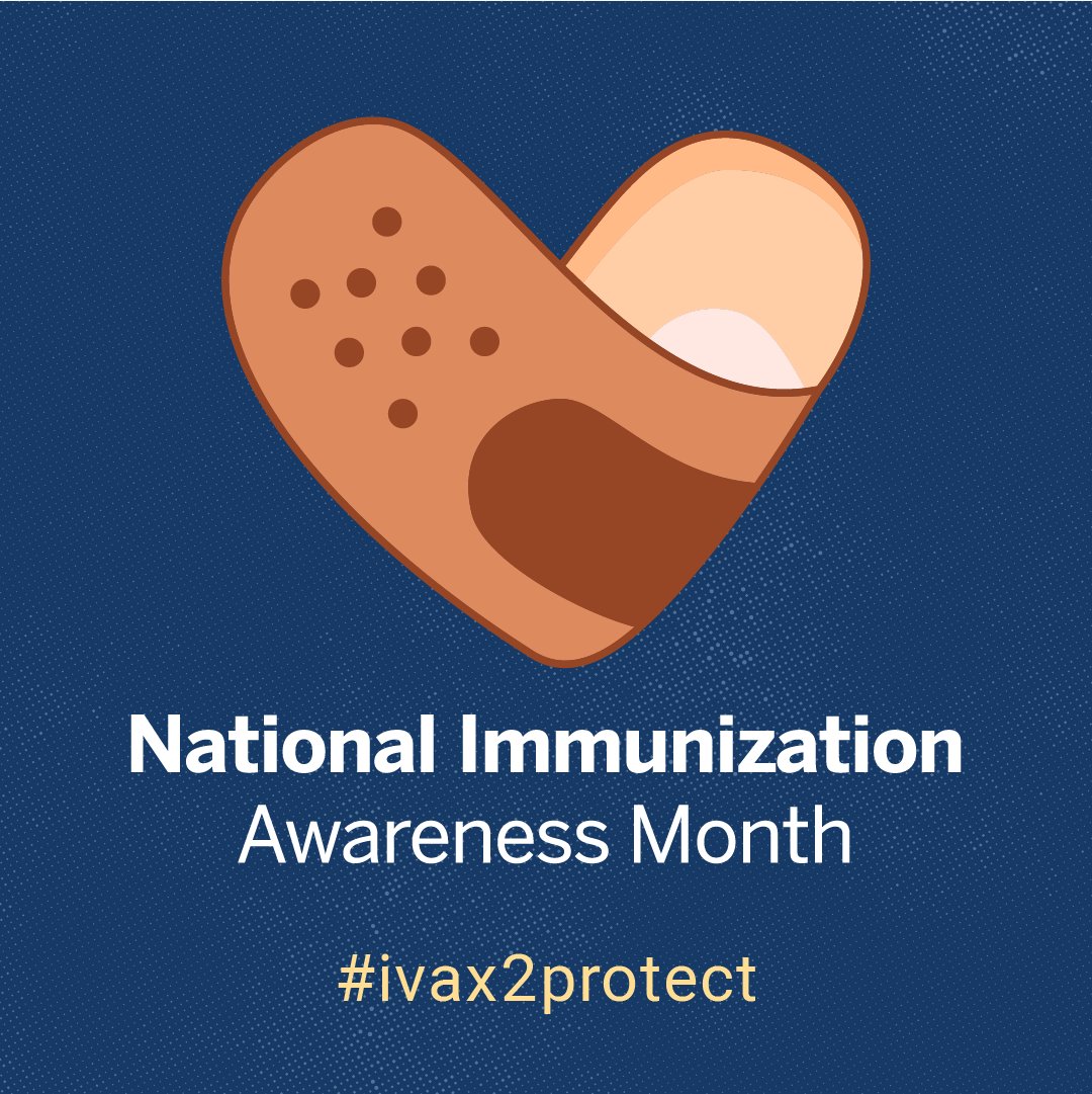 August is National Immunization Awareness Month! This month highlights the efforts to #protectpatients of all ages against vaccine-preventable #diseases through on-time #vaccination. To learn more: loom.ly/iZEtfyo
