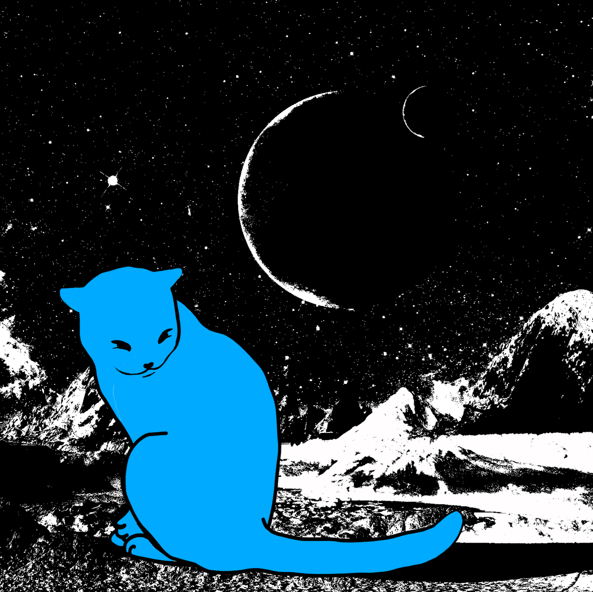 Blue space cat 💙🐈‍⬛
1/1 NFT
0.007 ETH
Polygon 
#nft #nftsale #nftart opensea.io/assets/matic/0… через <a href="/opensea/">OpenSea</a>
