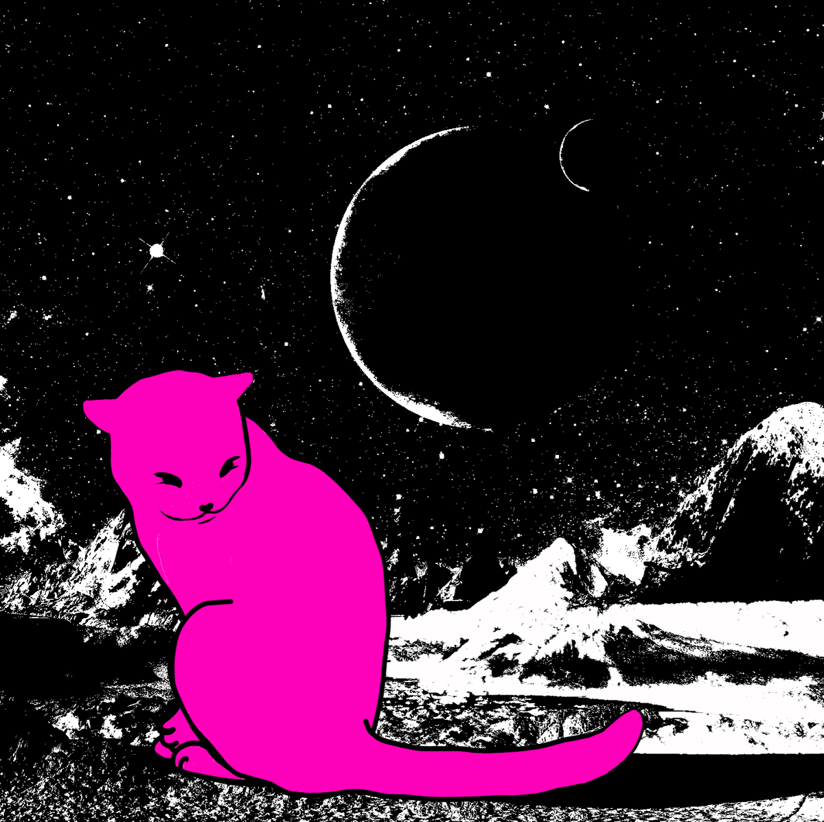 Pink space cat 💗🐈‍⬛
1/1 NFT
0.007 ETH
Polygon 
#nft #nftsale #nftart opensea.io/assets/matic/0… через <a href="/opensea/">OpenSea</a>