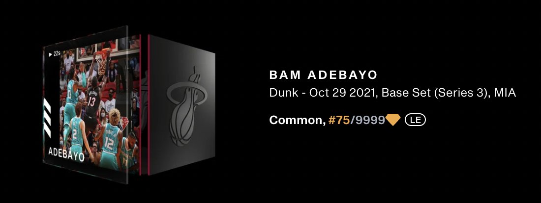 HasThreeKids's tweet photo. always remember that no matter how useless you feel, you’re someone’s reason to smile.

giving away this Bam Adebayo #75/9999 @nbatopshot moment. 

Rules: RT, Follow @HasThreeKids &amp; @smilesss 

Winner Selected 8/5/2022

::) https://t.co/Eq0mXoxy3S