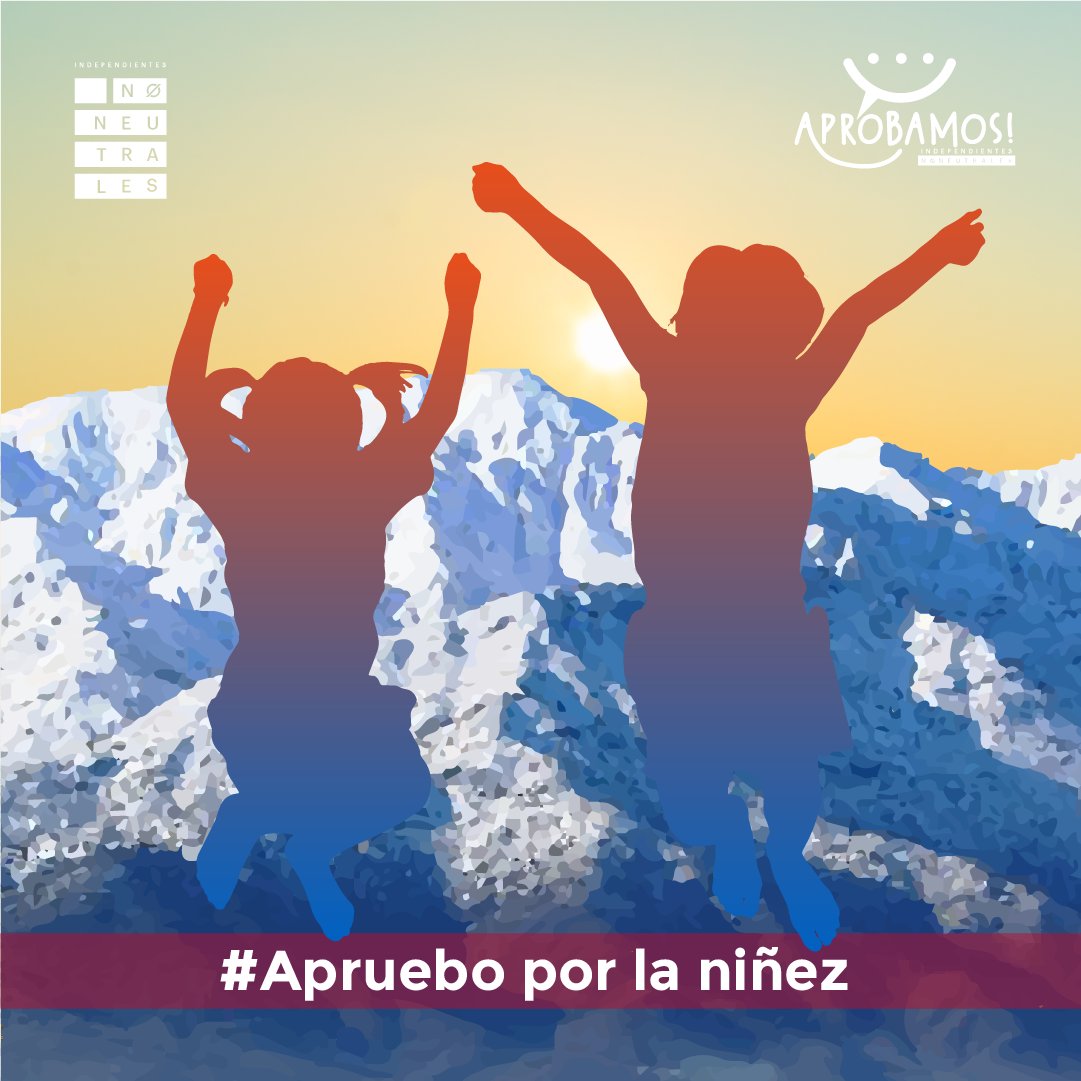 NoNeutrales's tweet photo. #Apruebo por la #INFANCIA ✨

Un país que reconoce la importancia que tiene el cuidado y la participación de la #infancia y la #adolescencia, es un país que se proyecta hacia un FUTURO PROMETEDOR. 🧒🏽🧒🏻👦🏼👦🏻

#aprueboparasonreír #INNxelapruebo #Apruebo
#noneutrales https://t.co/OGYdyzLdOB