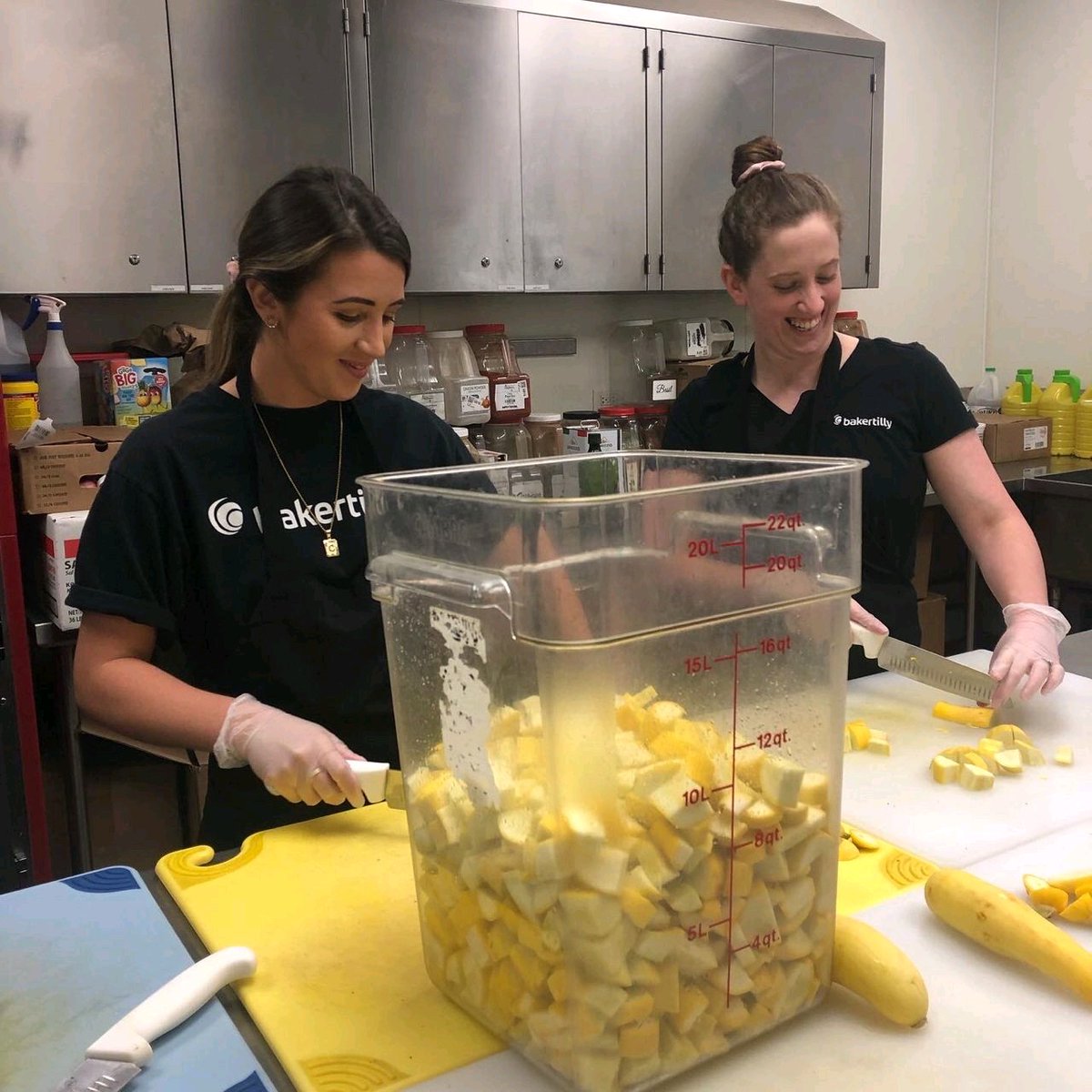 LauraALinehan's tweet photo. Baker Tilly Stewardship Week!

Baker Tilly MN helped cook 2,500 meals for Minneapolis folks in need! 

#bakertillystewardship https://t.co/QGHb7JZ9qV